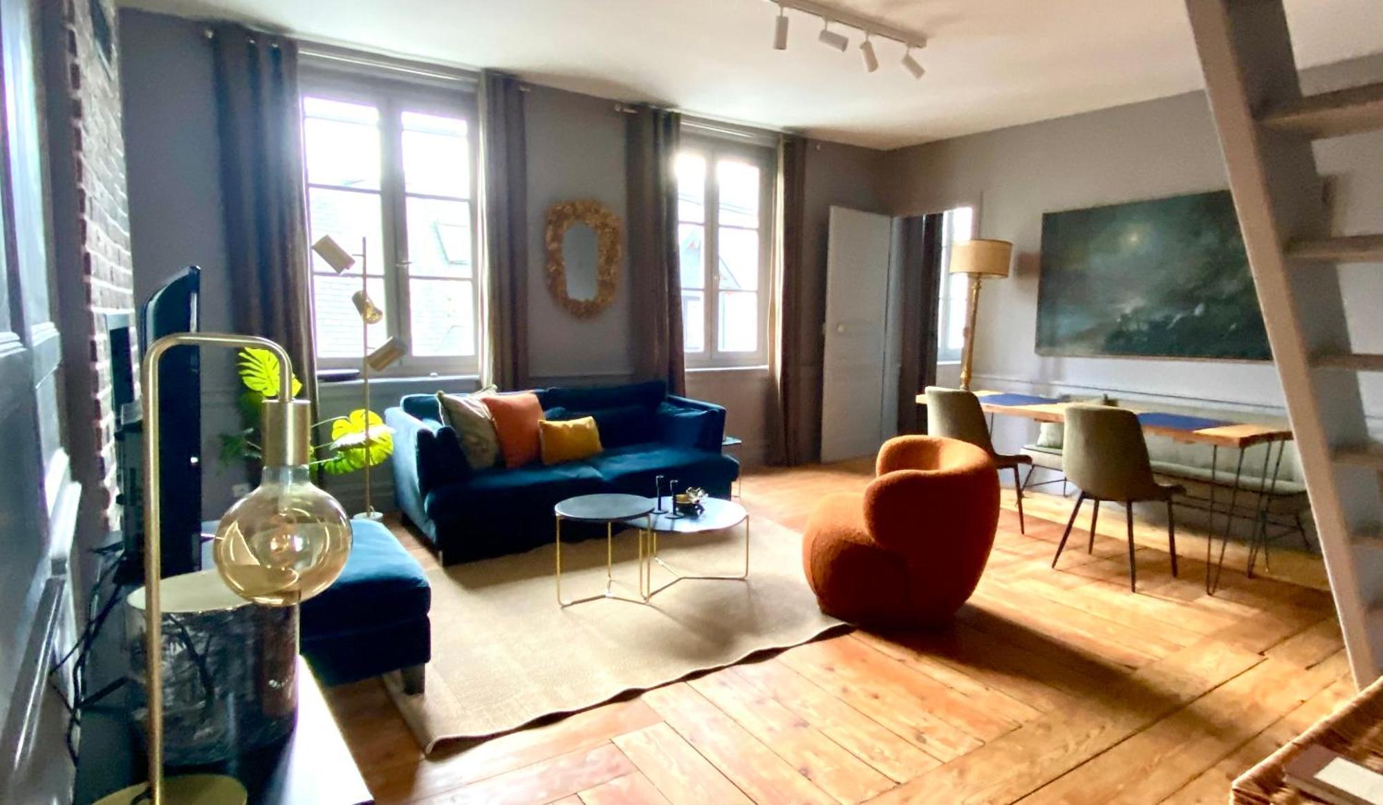 Апартаменти Duplex Le Glencoe Онфлер Екстер'єр фото